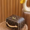 Best Replicas Bags - Louis Vuitton Replica Mini Toiletry Pouch M44495 Shop For Best Louis Vuitton LV Replica Bags With Cheap Price