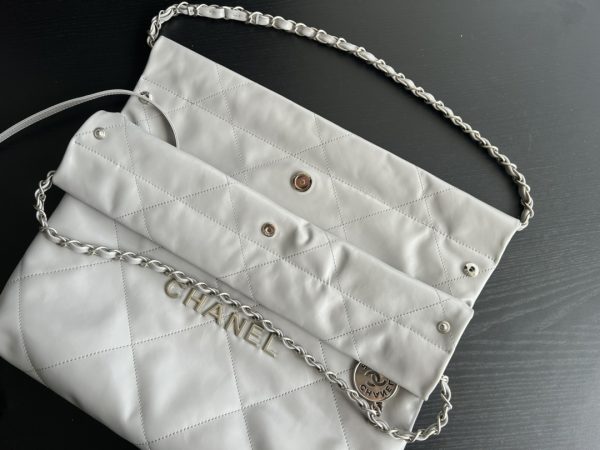 Chanel 22 Replica Bag - White Luxury Clutch - Image 5