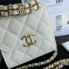 Best Replicas Bags - Chanel-Inspired Clutch with Gold Chain, Elegant Replica Design Shop For Best Louis Vuitton LV Replica Bags With Cheap Price