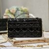 Best Replicas Bags - Replica Dior Miss Mini Bag - Black Patent Cannage Calfskin Shop For Best Louis Vuitton LV Replica Bags With Cheap Price