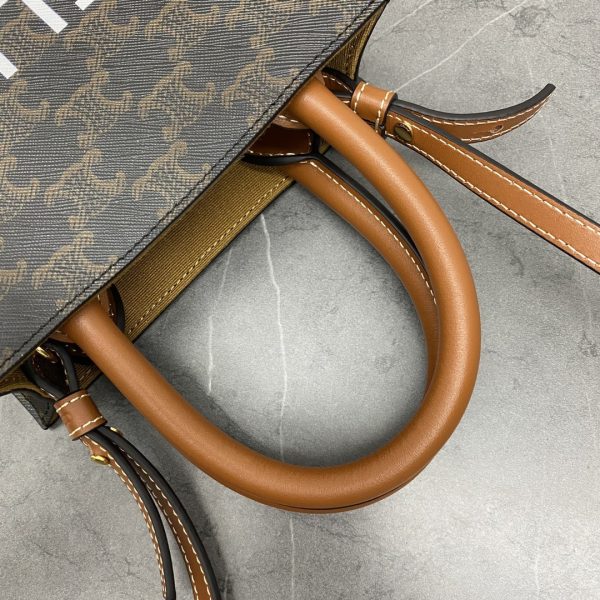 Replica Celine Triomphe Mini Tote in Black | Timeless Elegance - Image 9