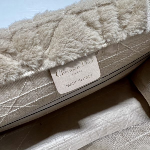Replica Dior Book Tote Medium Beige Shearling M1295Zmbu_M918 - Image 2