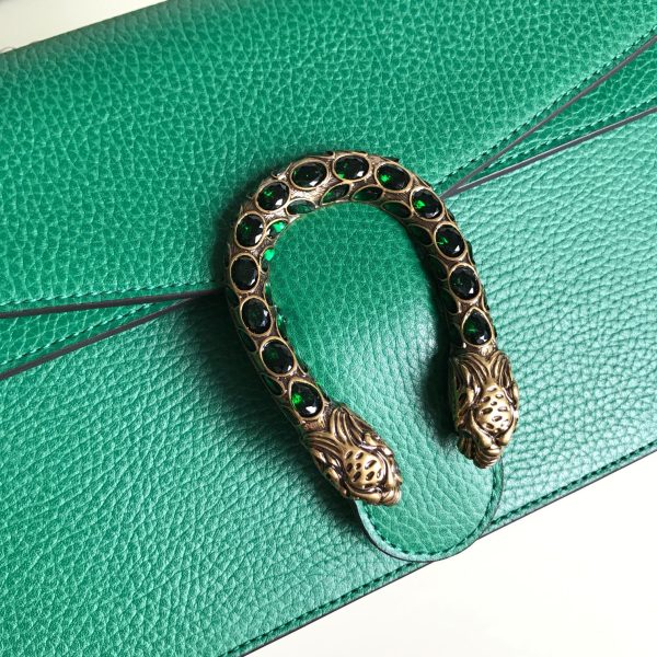 Replica Gucci Dionysus Small Forest Green Shoulder Bag 400249 - Image 6