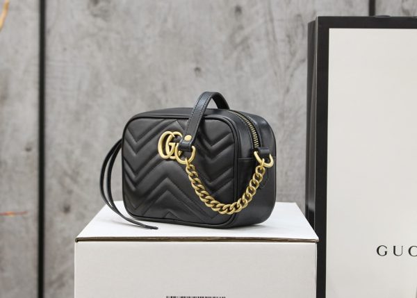 Replica Gucci GG Marmont Mini Matelasse Bag 448065 - Image 6