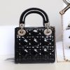 Best Replicas Bags - Black Patent Mini Lady Dior Replica Bag – Cannage Calfskin Design Shop For Best Louis Vuitton LV Replica Bags With Cheap Price