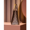 Best Replicas Bags - Louis Vuitton OnTheGo PM Tote Bag Leather M46373 Black Shop For Best Louis Vuitton LV Replica Bags With Cheap Price