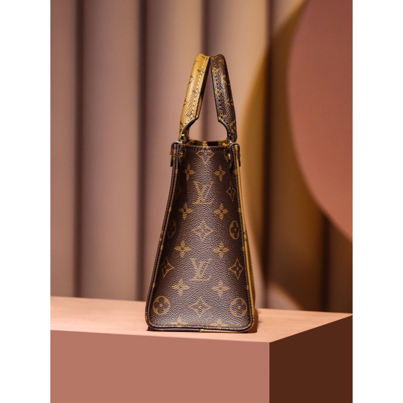 Louis Vuitton OnTheGo PM Tote Bag Leather M46373 Black - Image 4