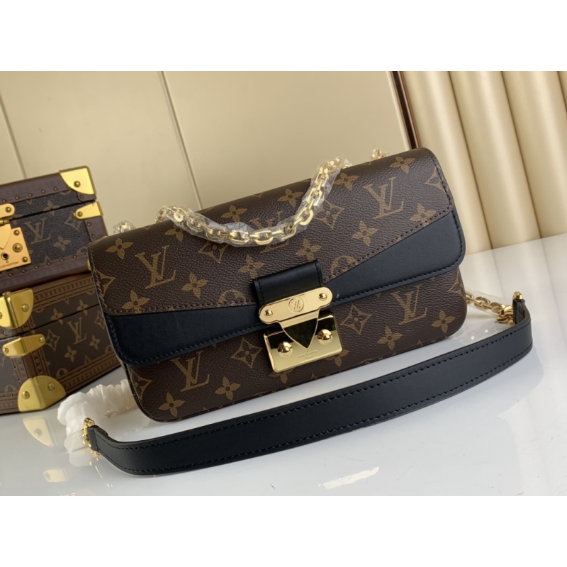 Louis Vuitton Monogram Marceau Leather Replica Bag Black AAA - Image 2