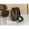 Best Replicas Bags - Louis Vuitton Monogram Marceau Leather Replica Bag Black AAA Shop For Best Louis Vuitton LV Replica Bags With Cheap Price