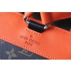 Best Replicas Bags - Replica Louis Vuitton Christopher MM Monogram Backpack - Orange M46814 Shop For Best Louis Vuitton LV Replica Bags With Cheap Price