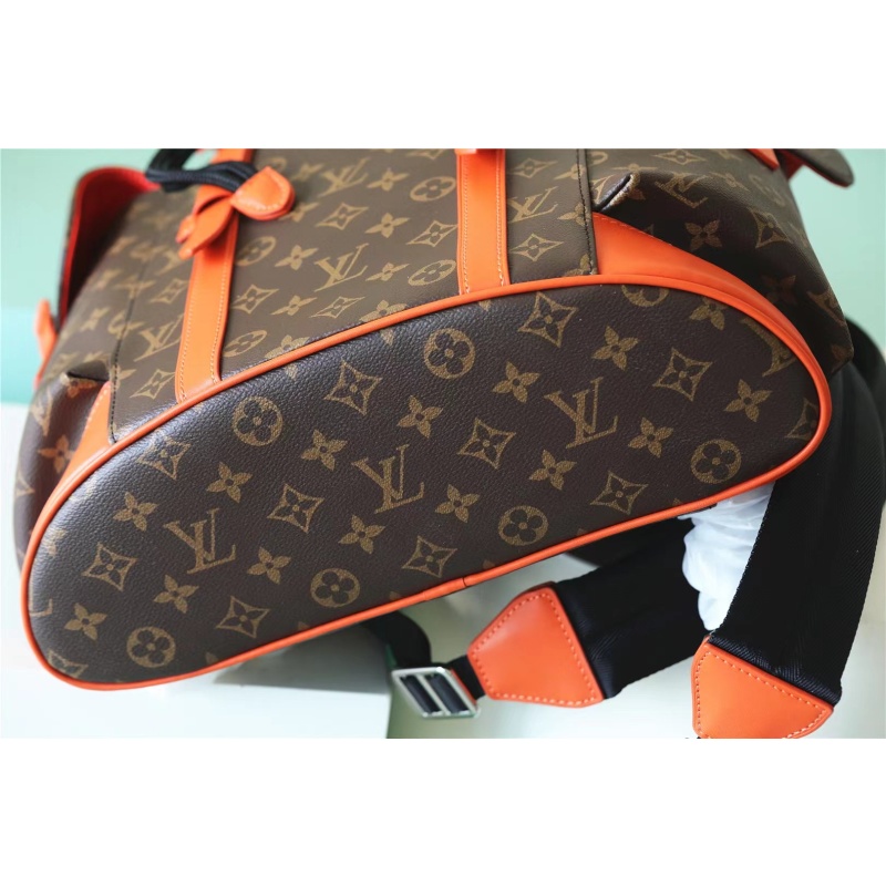 Replica Louis Vuitton Christopher MM Monogram Backpack - Orange M46814 - Image 8