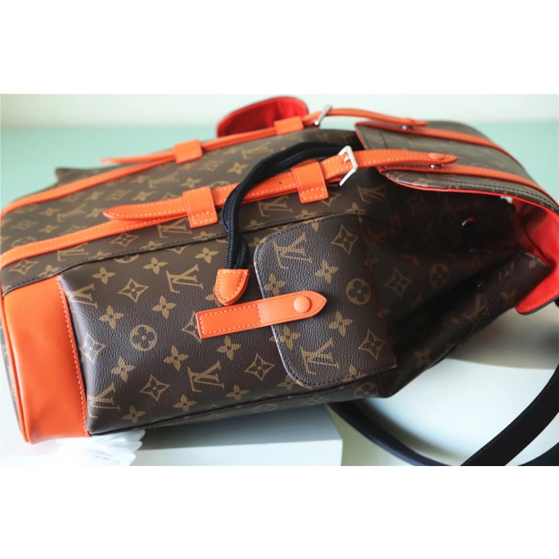 Replica Louis Vuitton Christopher MM Monogram Backpack - Orange M46814 - Image 7