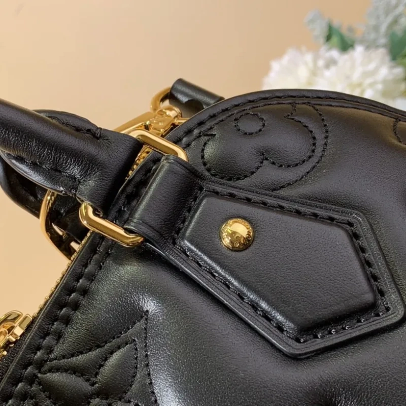 Replica LV Alma BB Quilted Embroidered Leather Bag M59793 - Image 5