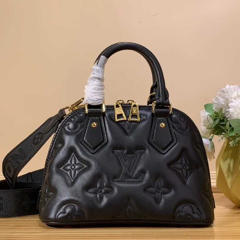 Replica LV Alma BB Quilted Embroidered Leather Bag M59793