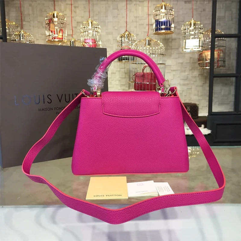 Louis Vuitton Capucines MM Tote Bag in Taurillon Leather - Image 11