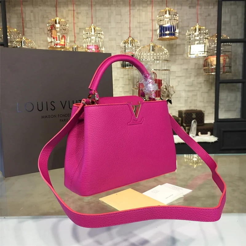 Louis Vuitton Capucines MM Tote Bag in Taurillon Leather - Image 10