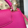 Best Replicas Bags - Louis Vuitton Capucines MM Tote Bag in Taurillon Leather Shop For Best Louis Vuitton LV Replica Bags With Cheap Price