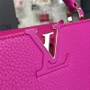 Best Replicas Bags - Louis Vuitton Capucines MM Tote Bag in Taurillon Leather Shop For Best Louis Vuitton LV Replica Bags With Cheap Price