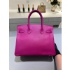 Best Replicas Bags - Hermes Birkin 30 Rose Purple Togo Leather Engraved Handbag Shop For Best Louis Vuitton LV Replica Bags With Cheap Price