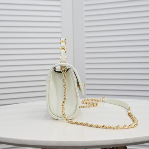 Chanel 21S Pink CC Mini Flap Bag with Gold Chain - Image 23