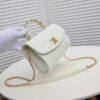 Best Replicas Bags - Chanel 21S Pink CC Mini Flap Bag with Gold Chain Shop For Best Louis Vuitton LV Replica Bags With Cheap Price
