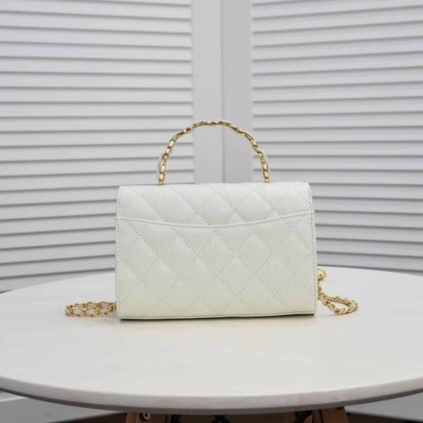 Chanel 21S Pink CC Mini Flap Bag with Gold Chain - Image 27