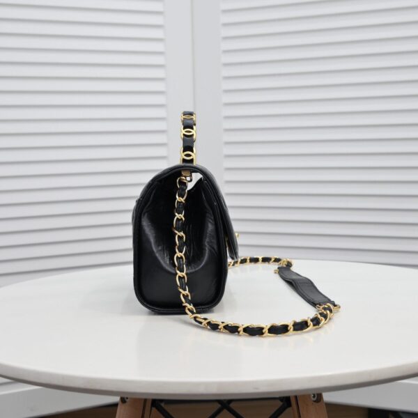 Chanel 21S Pink CC Mini Flap Bag with Gold Chain - Image 11