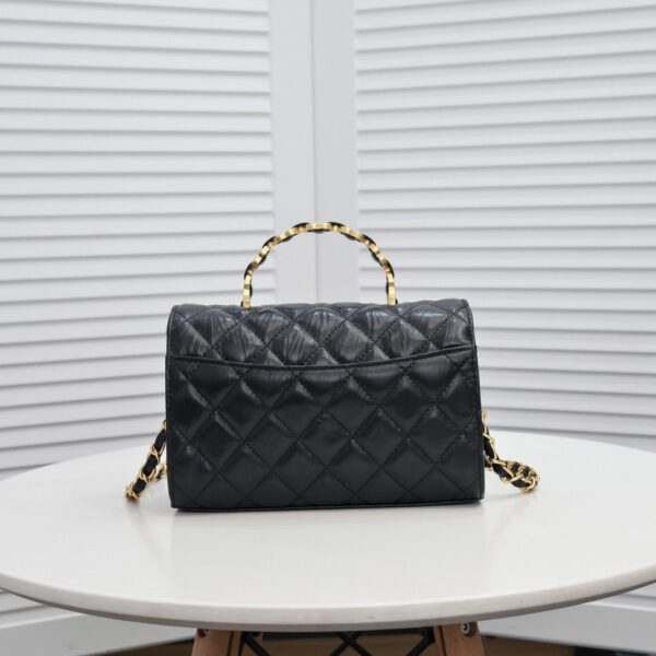 Chanel 21S Pink CC Mini Flap Bag with Gold Chain - Image 12