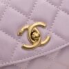 Best Replicas Bags - Chanel 21S Pink CC Mini Flap Bag with Gold Chain Shop For Best Louis Vuitton LV Replica Bags With Cheap Price