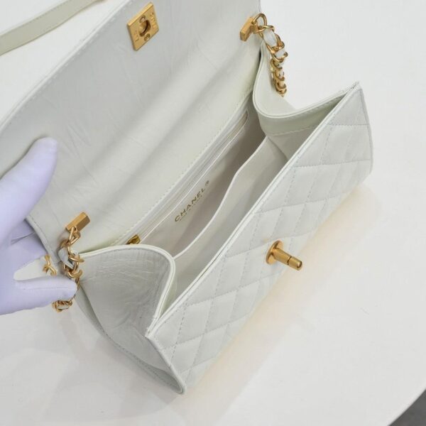 Chanel 21S Pink CC Mini Flap Bag with Gold Chain - Image 28