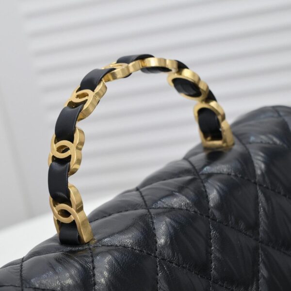 Chanel 21S Pink CC Mini Flap Bag with Gold Chain - Image 16