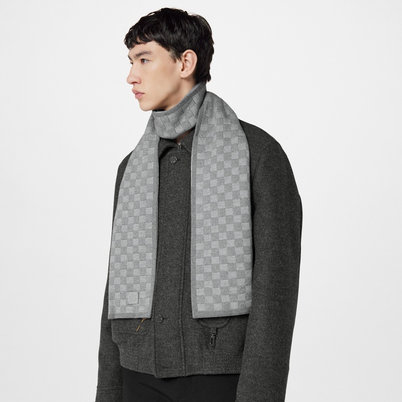 Louis Vuitton Neo Petit Damier Silk Scarf M77989 - Image 5
